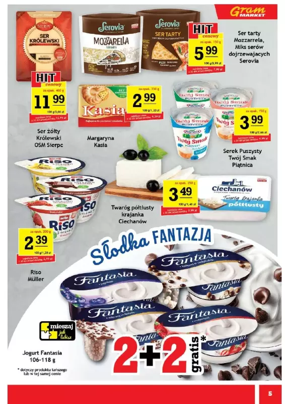 Gram Market - gazetka promocyjna Gazetka od środy 24.09 do wtorku 30.09 - strona 5