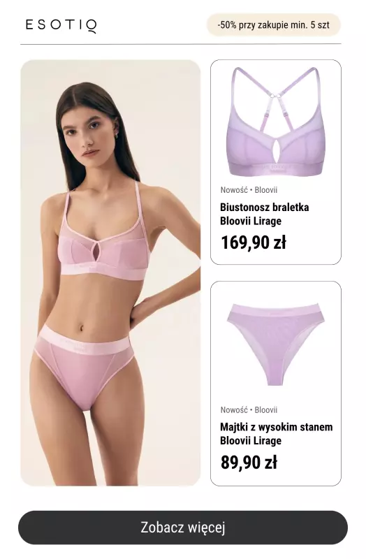 Esotiq - gazetka promocyjna -50% przy zakupie min. 5 sztuk od środy 04.06 do niedzieli 15.06 - strona 3