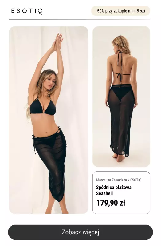Esotiq - gazetka promocyjna -50% przy zakupie min. 5 sztuk od środy 04.06 do niedzieli 15.06 - strona 7