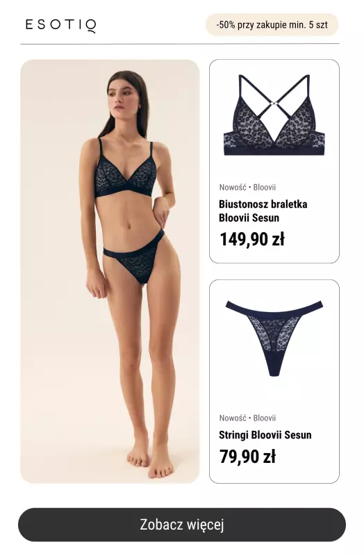 Esotiq - gazetka promocyjna -50% przy zakupie min. 5 sztuk od środy 04.06 do niedzieli 15.06 - strona 2