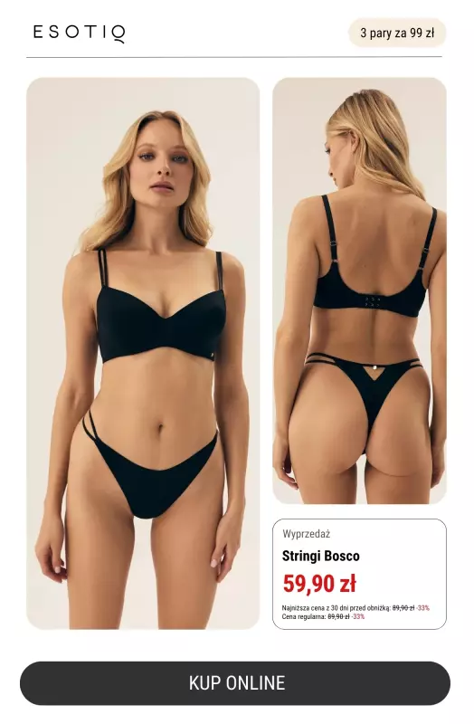 Esotiq - gazetka promocyjna Majtki 3 za 99 zł   - strona 3