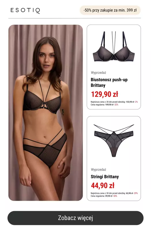 Esotiq - gazetka promocyjna -50% przy zakupach za min. 399 zł   - strona 3