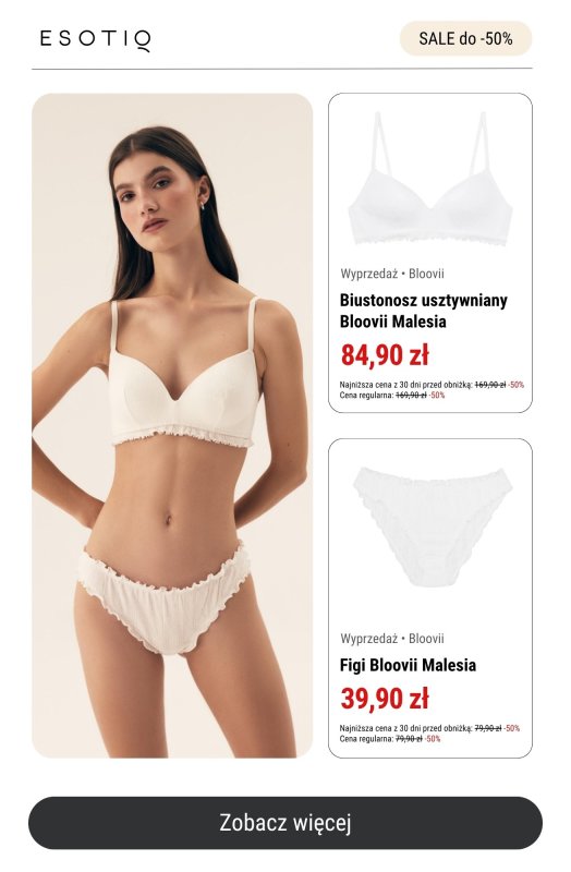 Esotiq - gazetka promocyjna DO -50% na jeszcze więcej produktów! od piątku 27.06  - strona 5