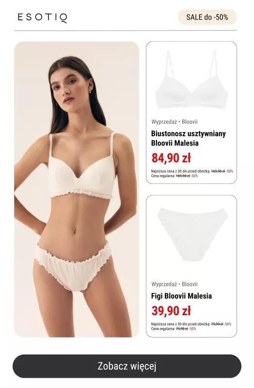 Esotiq - gazetka promocyjna -50% na jeszcze więcej produktów! od piątku 27.06  - strona 5
