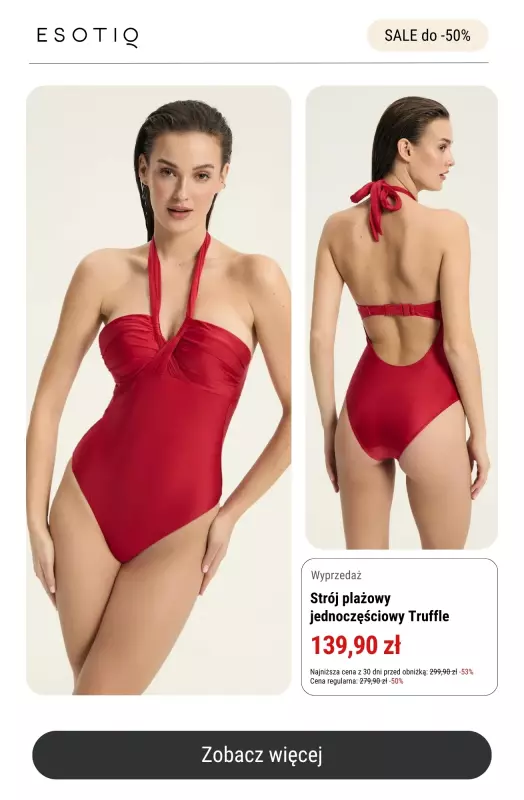 Esotiq - gazetka promocyjna -50% na jeszcze więcej produktów! od piątku 27.06  - strona 7