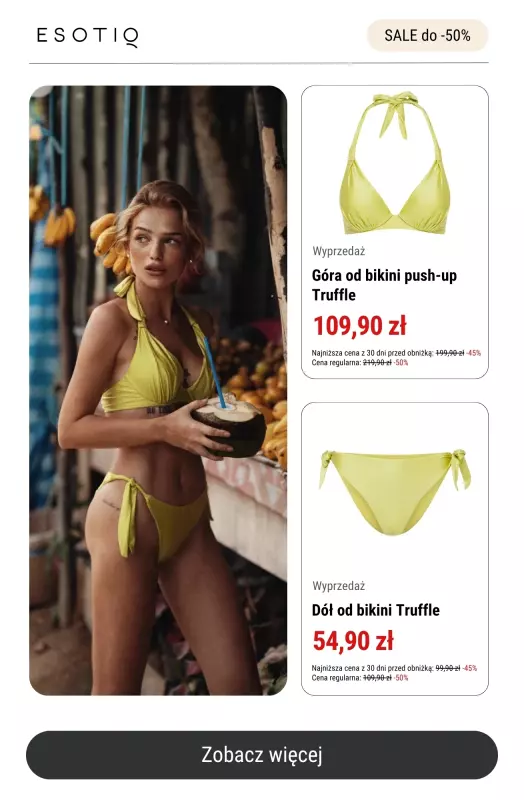 Esotiq - gazetka promocyjna -50% na jeszcze więcej produktów! od piątku 27.06  - strona 8