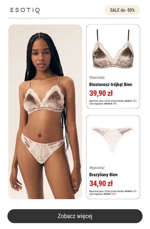 Esotiq - gazetka promocyjna DO -50% na jeszcze więcej produktów! od piątku 27.06  - strona 2