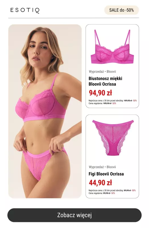 Esotiq - gazetka promocyjna -50% na jeszcze więcej produktów! od piątku 27.06  - strona 6