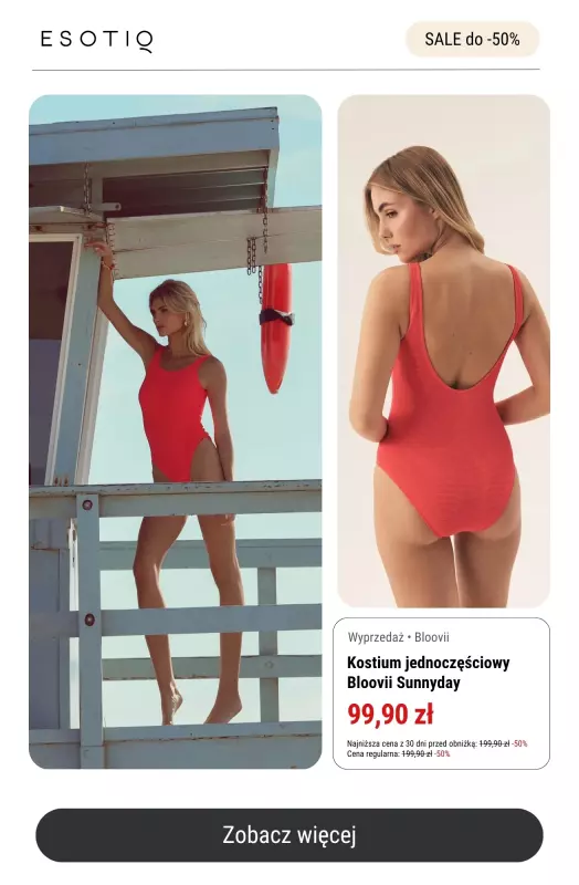Esotiq - gazetka promocyjna SALE do -50% : SWIMWEAR od środy 02.07  - strona 8