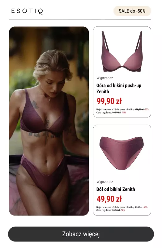 Esotiq - gazetka promocyjna SALE do -50% : SWIMWEAR od środy 02.07  - strona 4