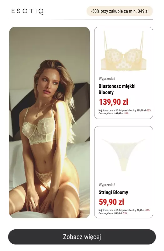 Esotiq - gazetka promocyjna -50% przy zakupach za min. 349 zł   - strona 2