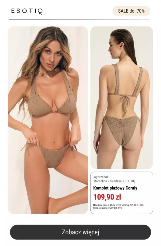 Esotiq - gazetka promocyjna Wyprzedaż do -70% – jeszcze więcej produktów! od środy 23.07  - strona 4