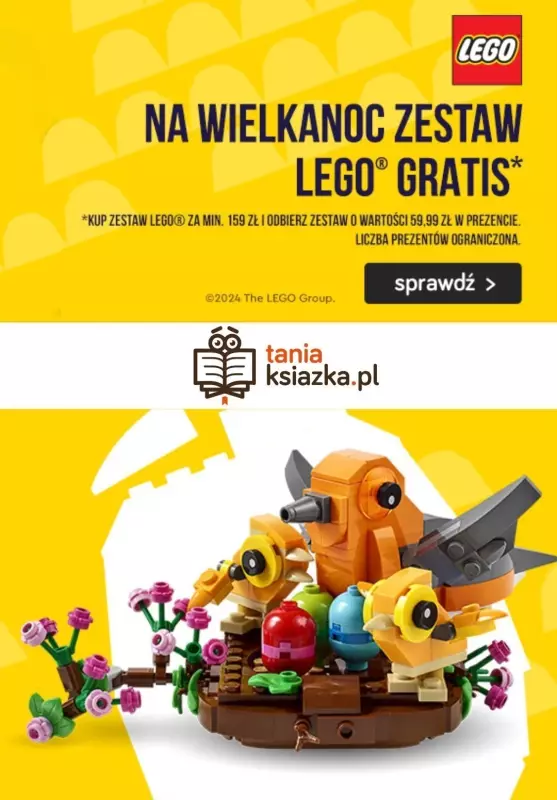 taniaksiazka.pl - gazetka promocyjna Zestaw LEGO Gratis od 159 zł od czwartku 14.03 do czwartku 21.03