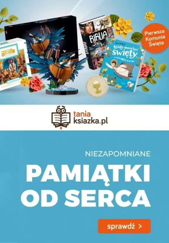 taniaksiazka.pl - gazetka promocyjna Prezenty na Pierwszą Komunię Świętą od wtorku 30.04 do poniedziałku 13.05