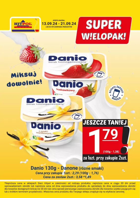 Hitpol - gazetka promocyjna Super Wielopak!  do soboty 21.09