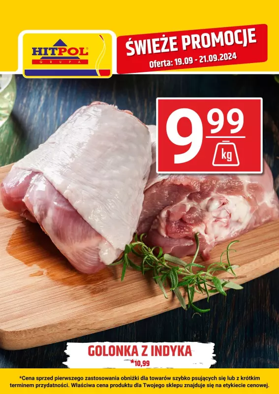 Hitpol - gazetka promocyjna Świeże promocje!  do soboty 21.09