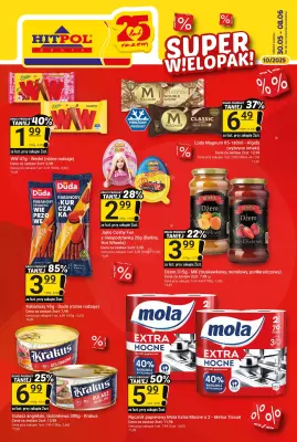 Hitpol - gazetka promocyjna Gazetka - Super Wielopak! od piątku 30.05 do niedzieli 08.06
