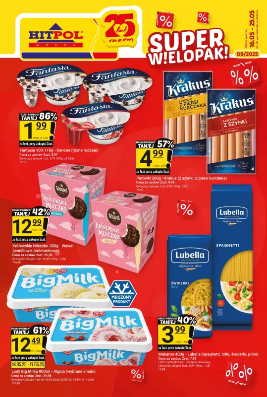 Hitpol - gazetka promocyjna Gazetka od piątku 16.05 do niedzieli 25.05