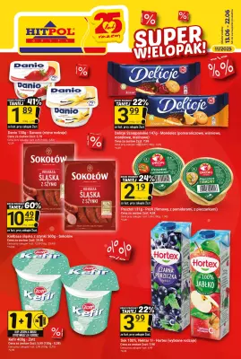 Hitpol - gazetka promocyjna Super okazje - Gazetka promocyjna od piątku 13.06 do niedzieli 22.06