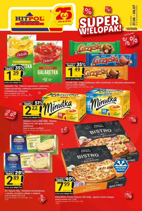 Hitpol - gazetka promocyjna Gazetka promocyjna - SUPER okazje! od piątku 27.06 do niedzieli 06.07