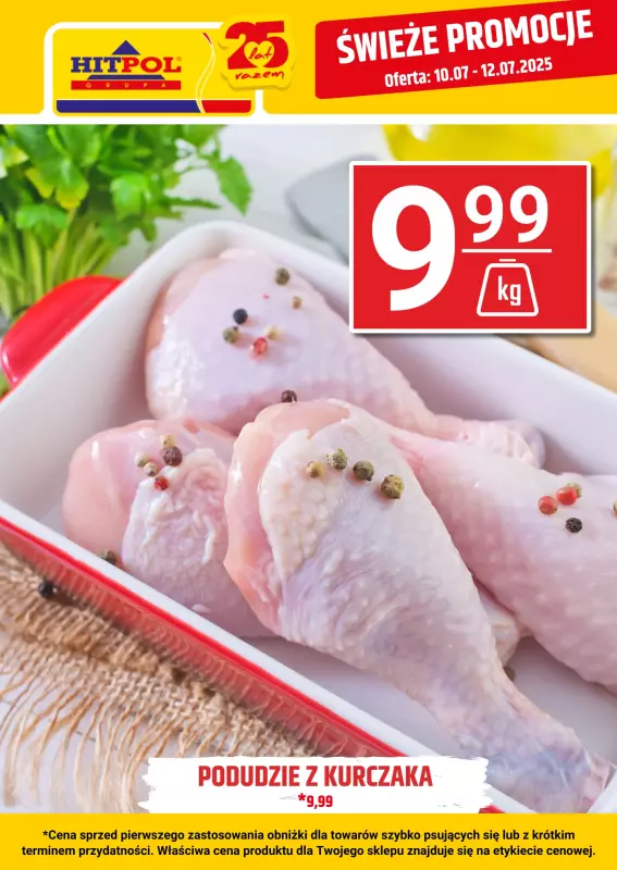 Hitpol - gazetka promocyjna Świeże promocje! od czwartku 10.07 do soboty 12.07