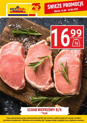 Hitpol - gazetka promocyjna Świeże promocje! od środy 13.08 do czwartku 14.08