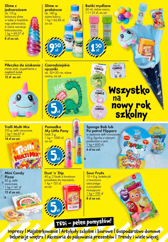 Tedi - gazetka promocyjna Powrót do szkoły od piątku 08.08 do soboty 16.08 - strona 4