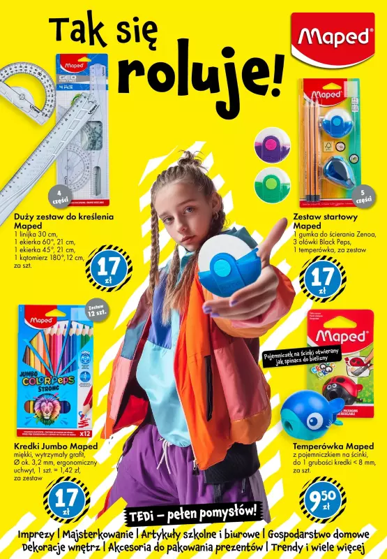Tedi - gazetka promocyjna Powrót do szkoły od piątku 08.08 do soboty 16.08 - strona 7