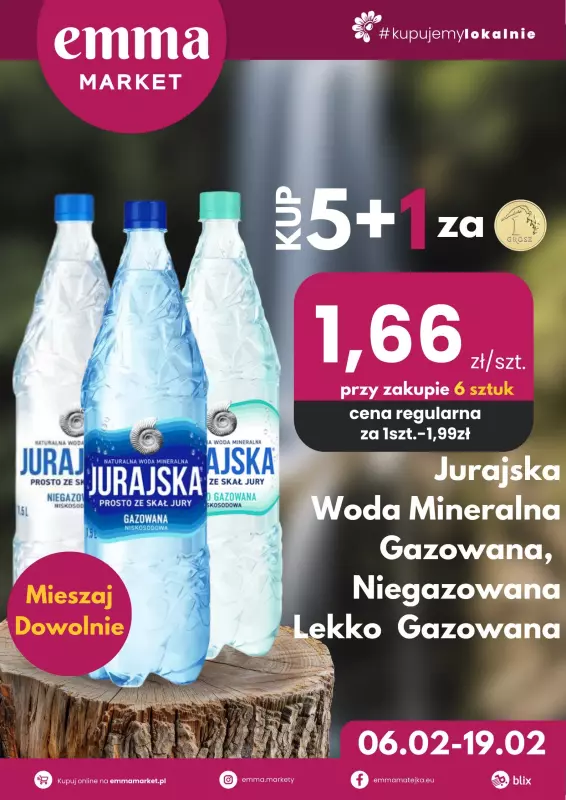 emma MARKET - gazetka promocyjna Plakat promocyjny od czwartku 06.02 do środy 19.02