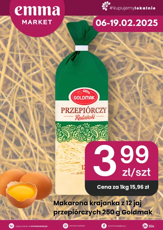 emma MARKET - gazetka promocyjna Gazetka od czwartku 06.02 do środy 19.02