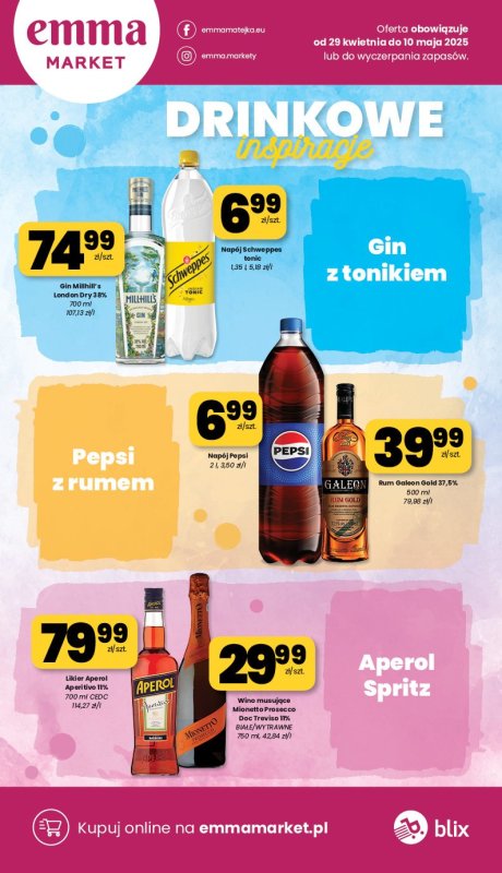 emma MARKET - gazetka promocyjna Drinkowe inspiracje od poniedziałku 28.04 do soboty 10.05 - strona 2