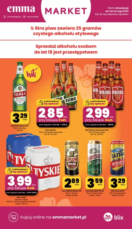 emma MARKET - gazetka promocyjna Gazetka od czwartku 01.05 do środy 07.05 - strona 24