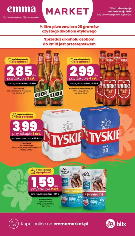 emma MARKET - gazetka promocyjna Gazetka od czwartku 01.05 do środy 07.05 - strona 6