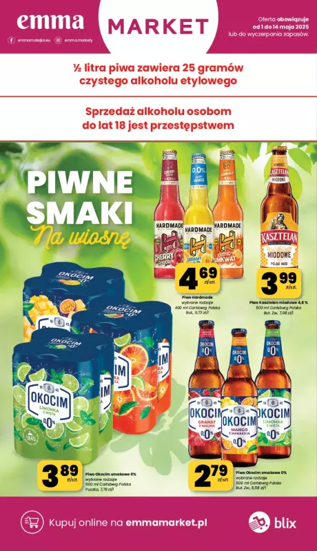 emma MARKET - gazetka promocyjna Gazetka od czwartku 01.05 do środy 07.05 - strona 25