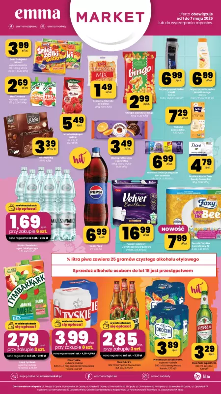 emma MARKET - gazetka promocyjna Plakaty promocyjne od czwartku 01.05 do środy 07.05 - strona 2