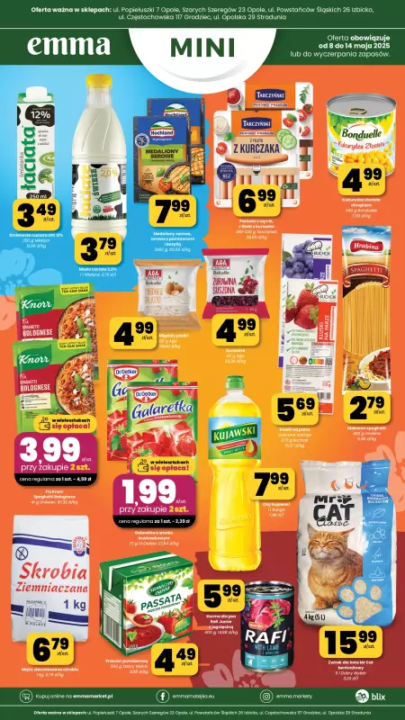 emma MARKET - gazetka promocyjna Plakaty promocyjne - Emma Mini od czwartku 08.05 do środy 14.05 - strona 2