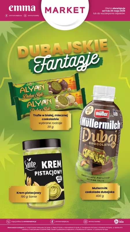 emma MARKET - gazetka promocyjna Plakat promocyjny od piątku 09.05 do niedzieli 25.05