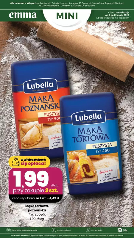 emma MARKET - gazetka promocyjna Plakaty promocyjne - Emma Mini  
