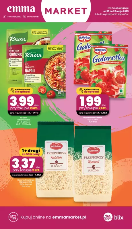emma MARKET - gazetka promocyjna Gazetka od czwartku 15.05 do środy 28.05 - strona 4