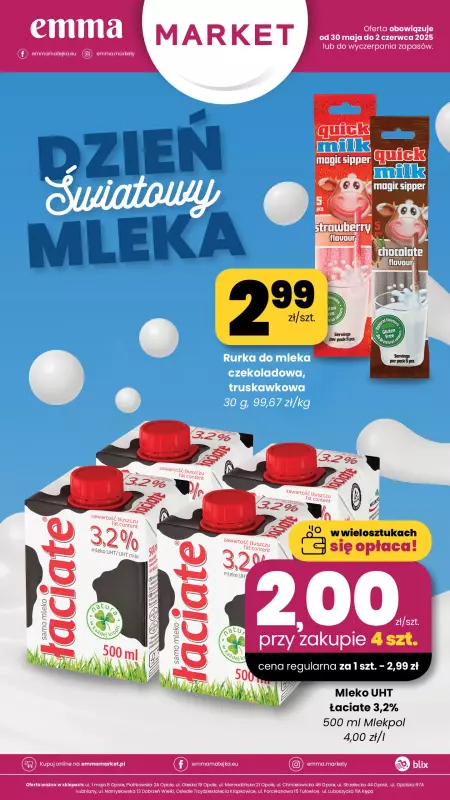 emma MARKET - gazetka promocyjna Plakat promocyjny  