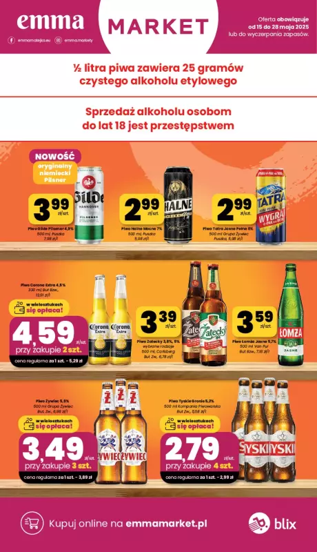 emma MARKET - gazetka promocyjna Gazetka od czwartku 15.05 do środy 28.05 - strona 24