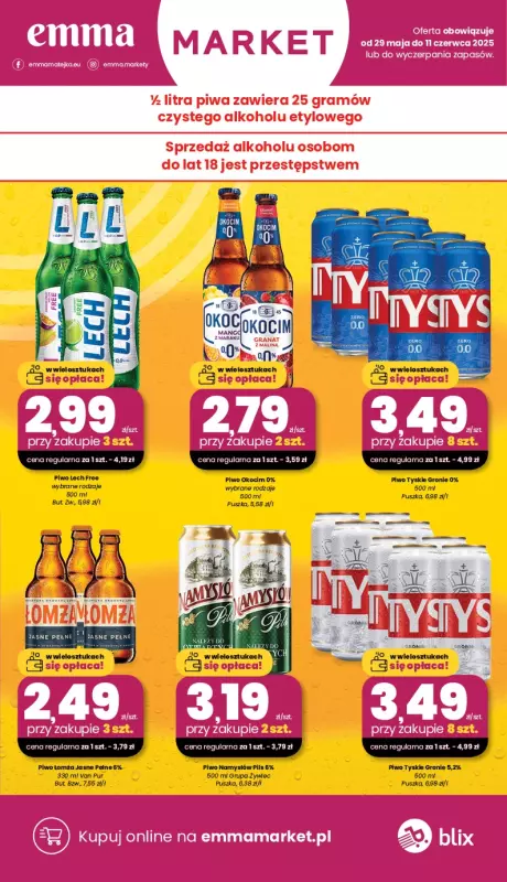 emma MARKET - gazetka promocyjna Gazetka od czwartku 29.05 do środy 11.06 - strona 6