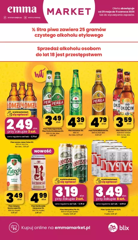 emma MARKET - gazetka promocyjna Gazetka od czwartku 29.05 do środy 11.06 - strona 24