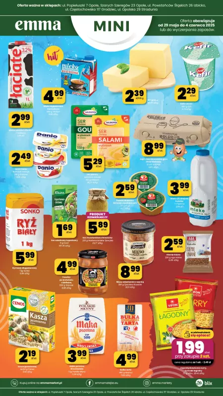 emma MARKET - gazetka promocyjna Plakaty promocyjne - Emma Mini od czwartku 29.05 do środy 04.06 - strona 2