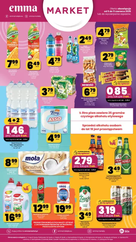 emma MARKET - gazetka promocyjna Plakaty promocyjne od czwartku 05.06 do środy 11.06