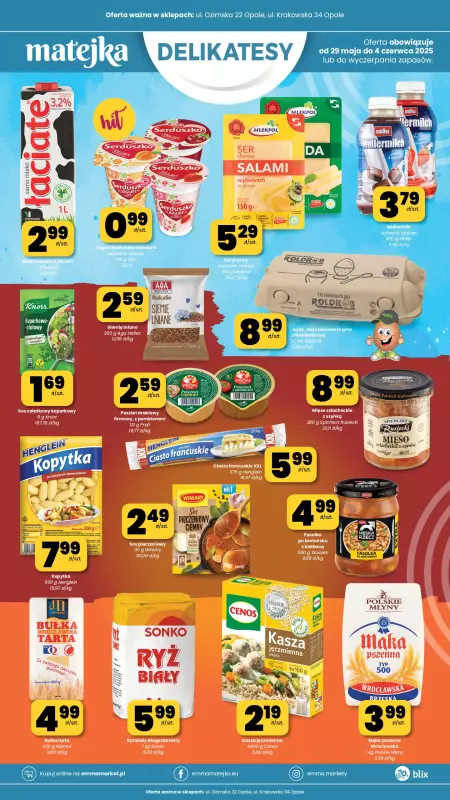 emma MARKET - gazetka promocyjna Plakaty promocyjne - Emma Delikatesy od czwartku 29.05 do środy 04.06 - strona 2