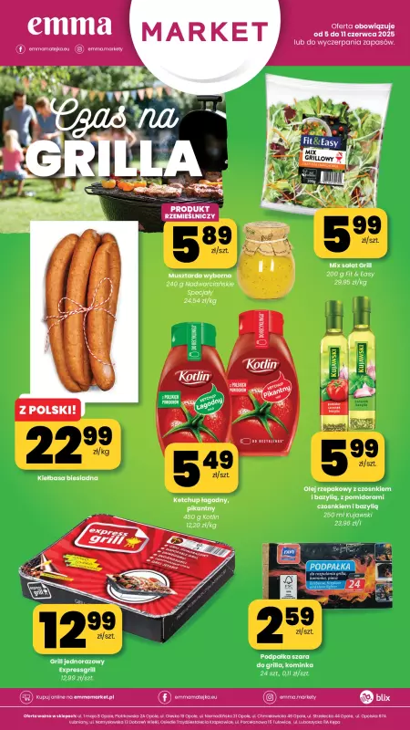 emma MARKET - gazetka promocyjna Plakat promocyjny od czwartku 05.06 do środy 11.06