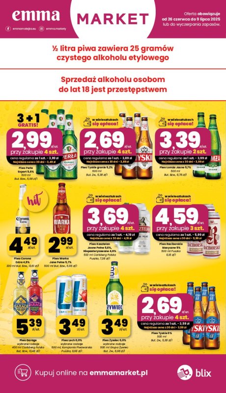 emma MARKET - gazetka promocyjna Gazetka od czwartku 26.06 do środy 09.07 - strona 26