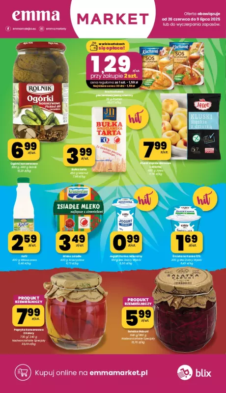 emma MARKET - gazetka promocyjna Gazetka od czwartku 26.06 do środy 09.07 - strona 14