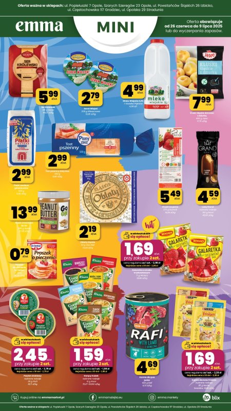 emma MARKET - gazetka promocyjna Plakaty promocyjne - Emma Mini od piątku 27.06 do środy 09.07 - strona 3